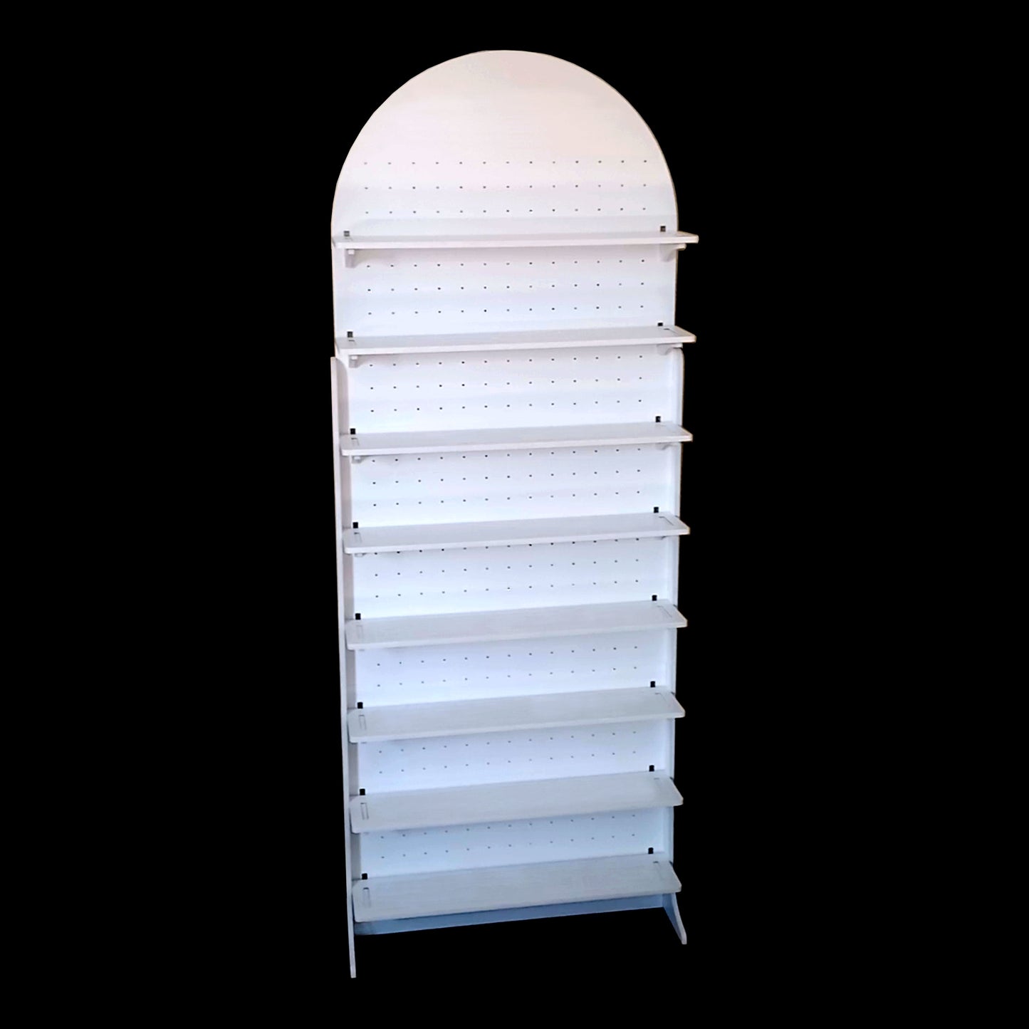 Shelf and Pegboard Combo Display Stand 1.6m