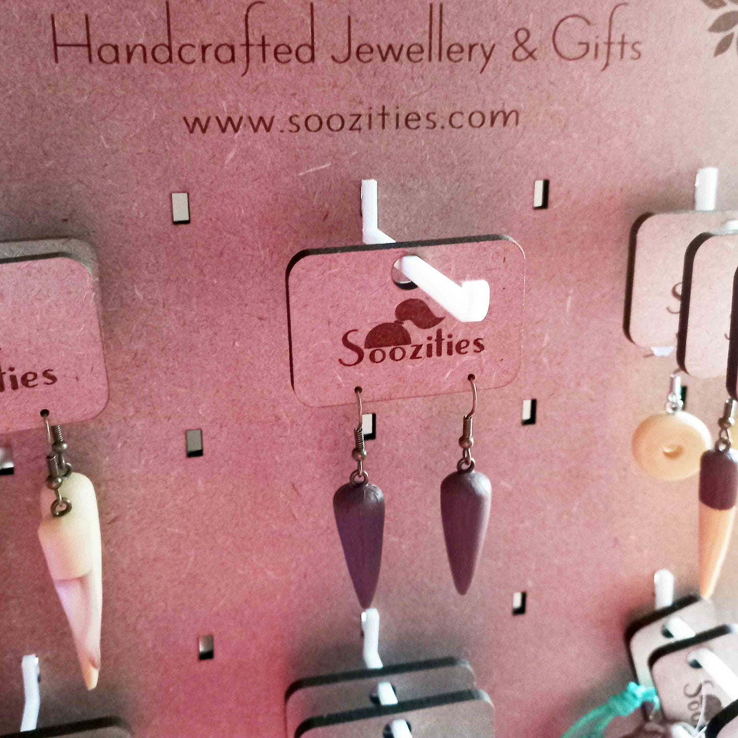 Engraved Earring Cards for Dangling Earrings 10 pieces