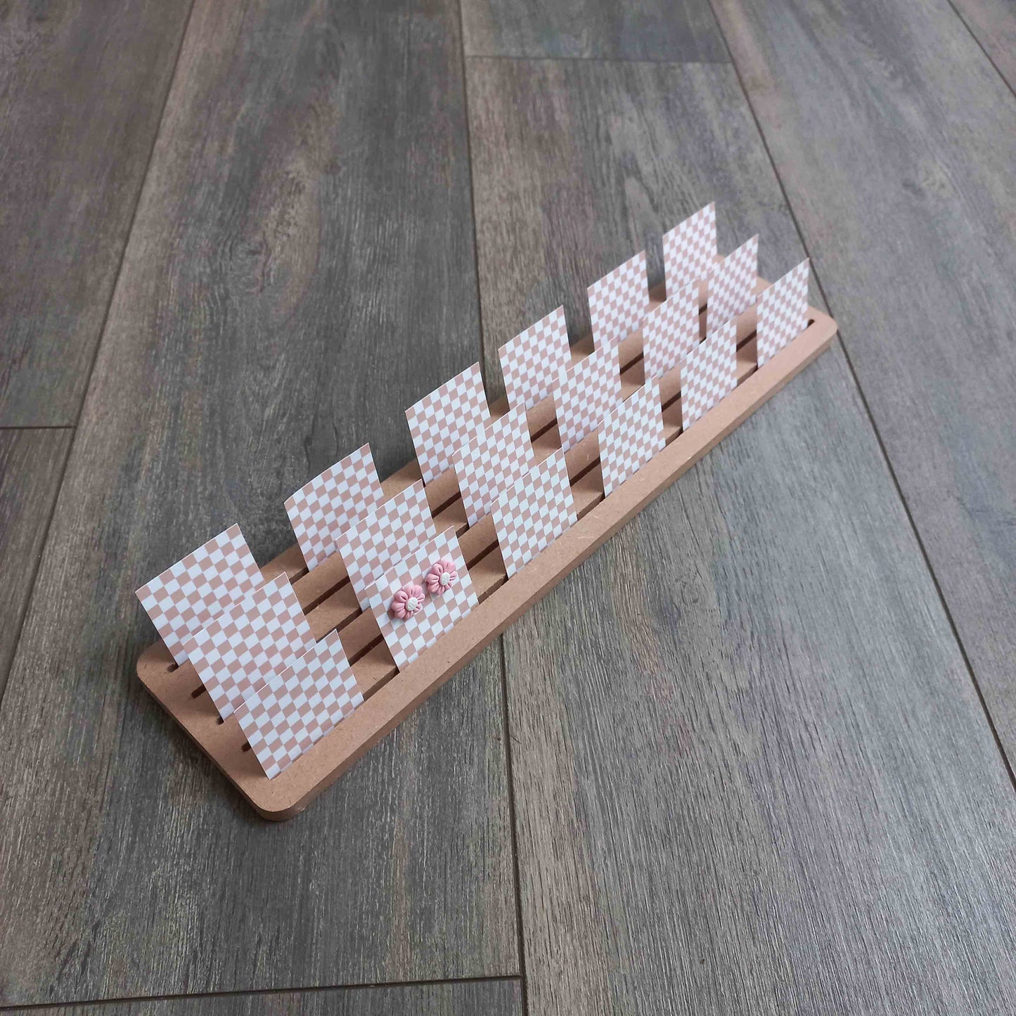 3 or 4 Tier Display Shelf with slots