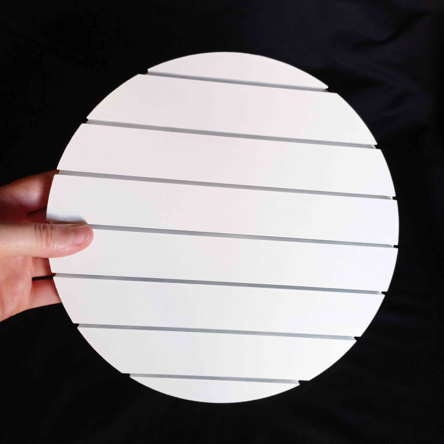 Slotted Circle Card Display Stand