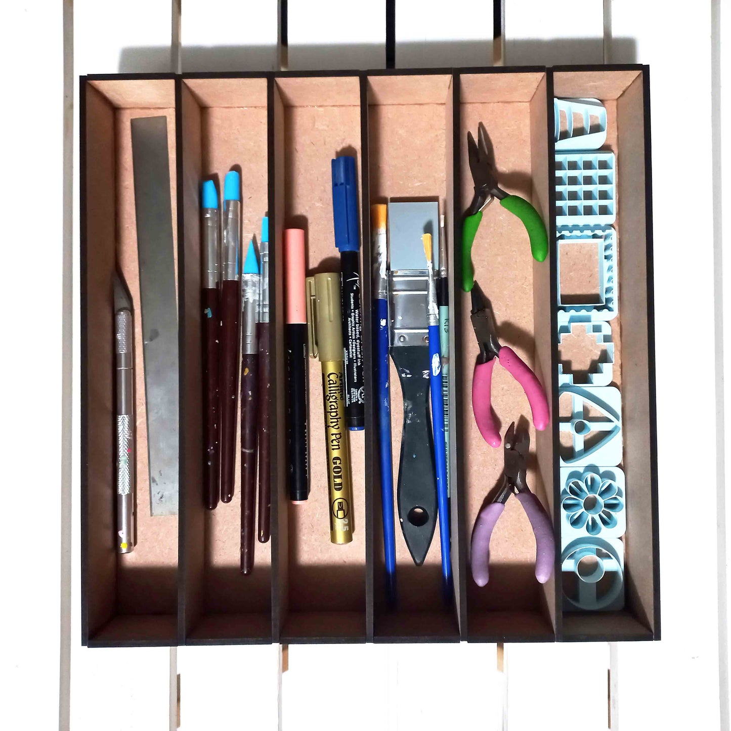 6 Compartments Storage