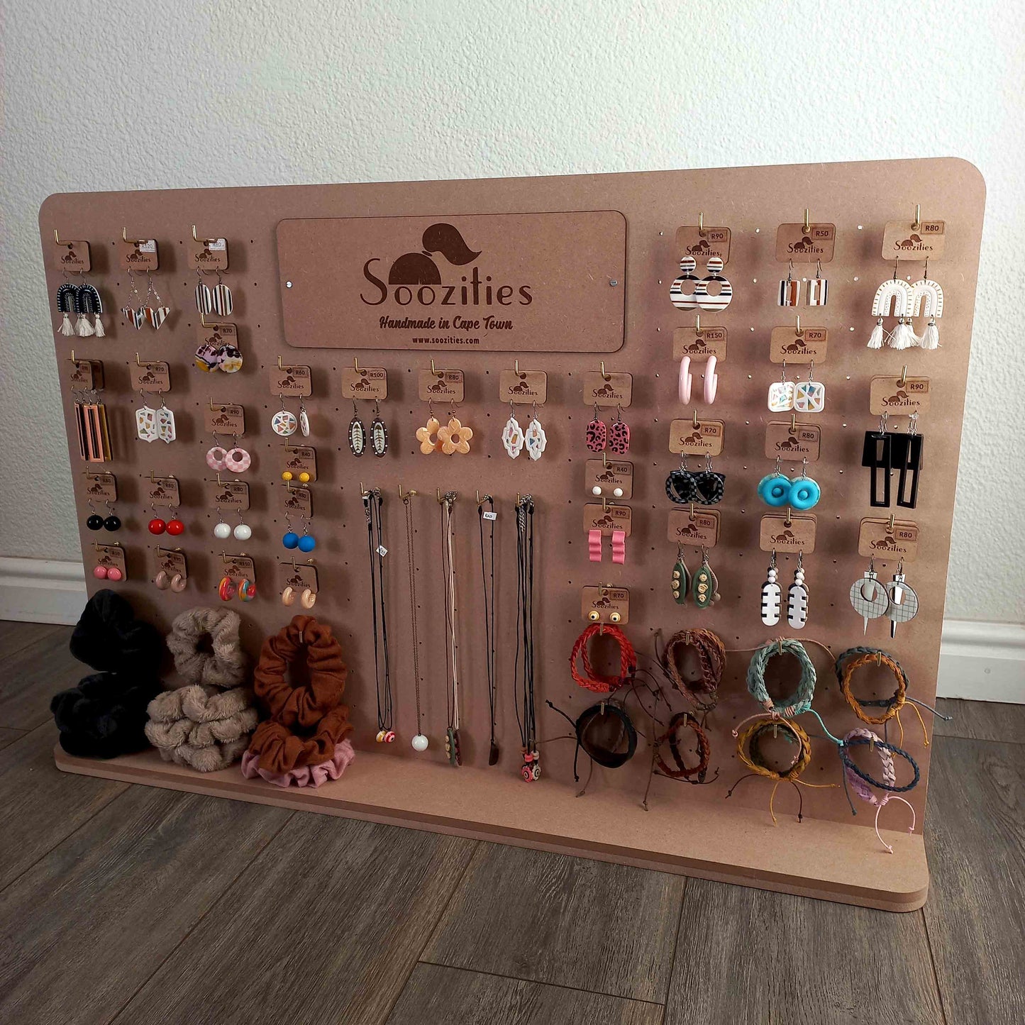 Large Table Pegboard Display Stand