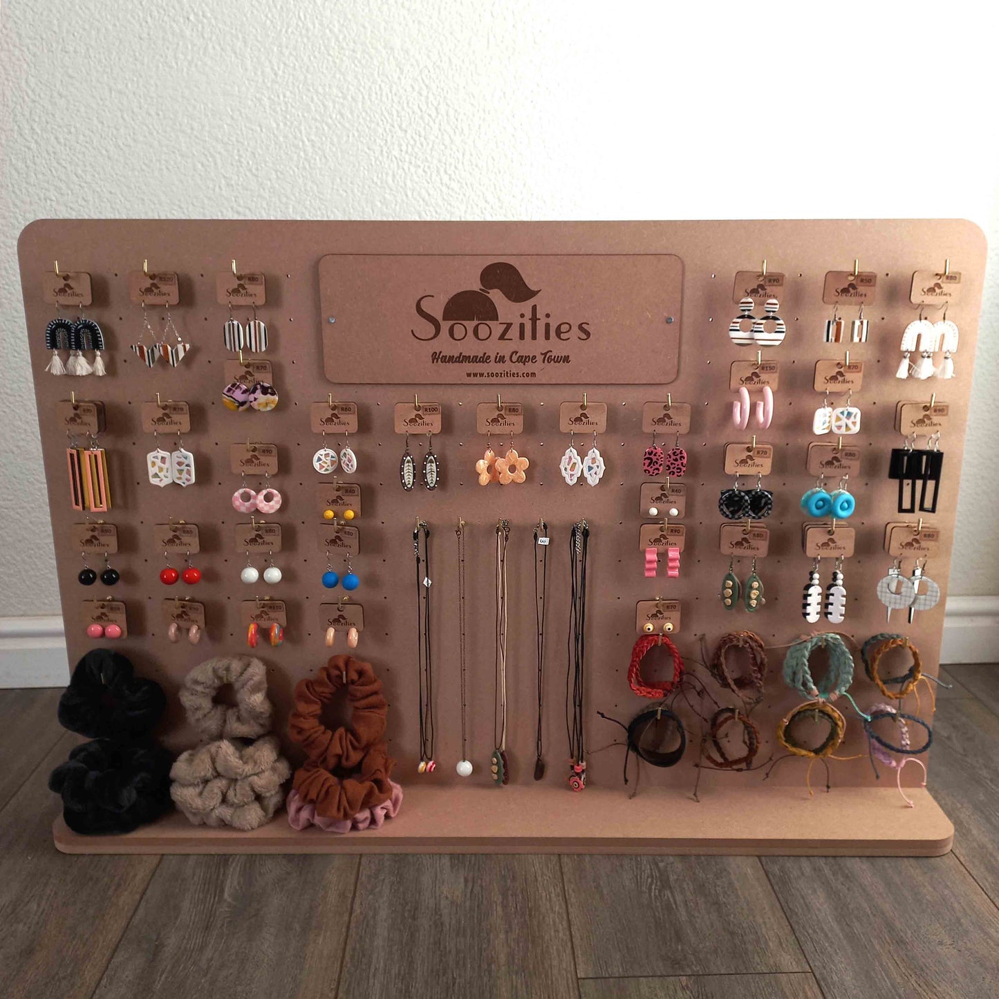 Large Table Pegboard Display Stand