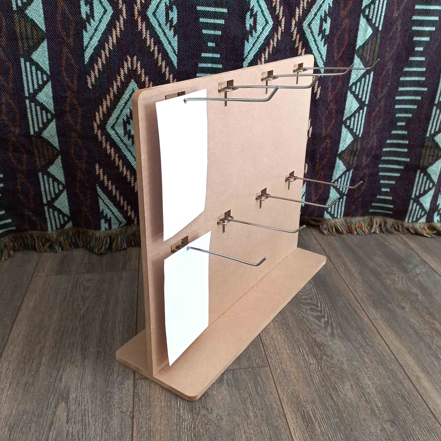 Display Stand 40cm x 45cm - 8 x Long Hooks