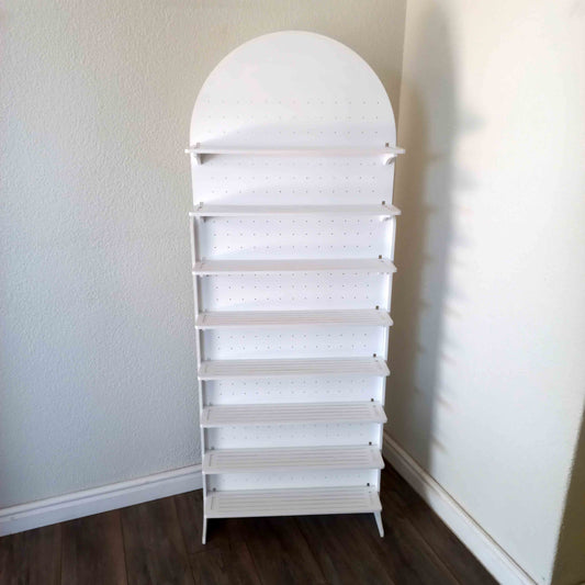 Shelf and Pegboard Display Stand 1.6m