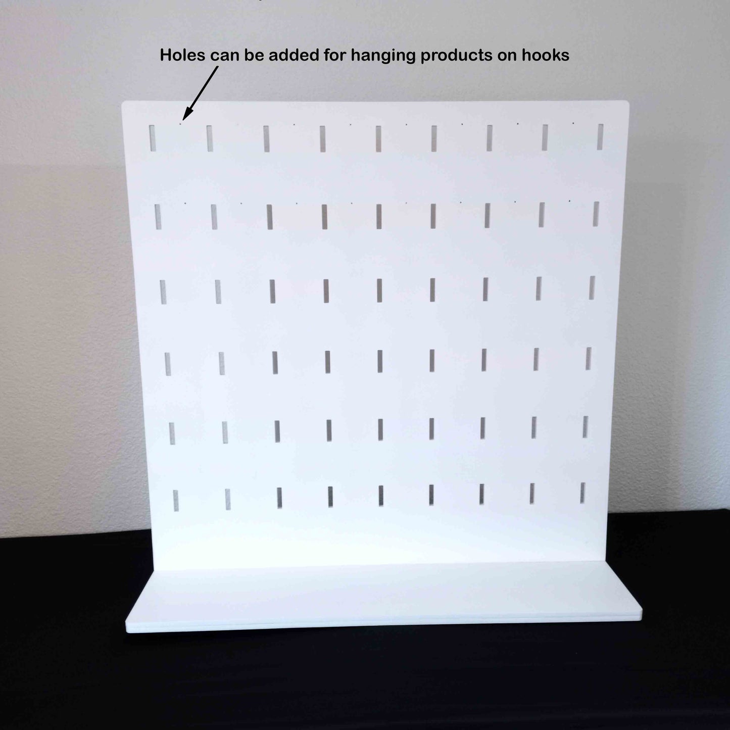 Adjustable Shelf Display Unit for Table