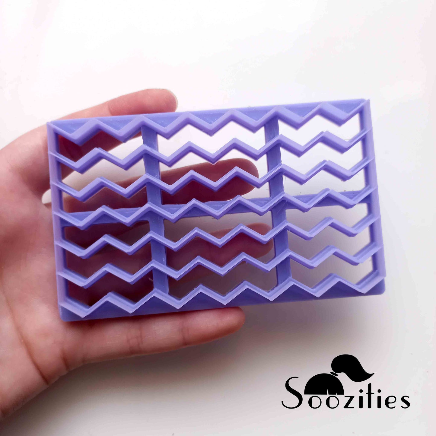 Zigzag Tiling polymer clay cutter