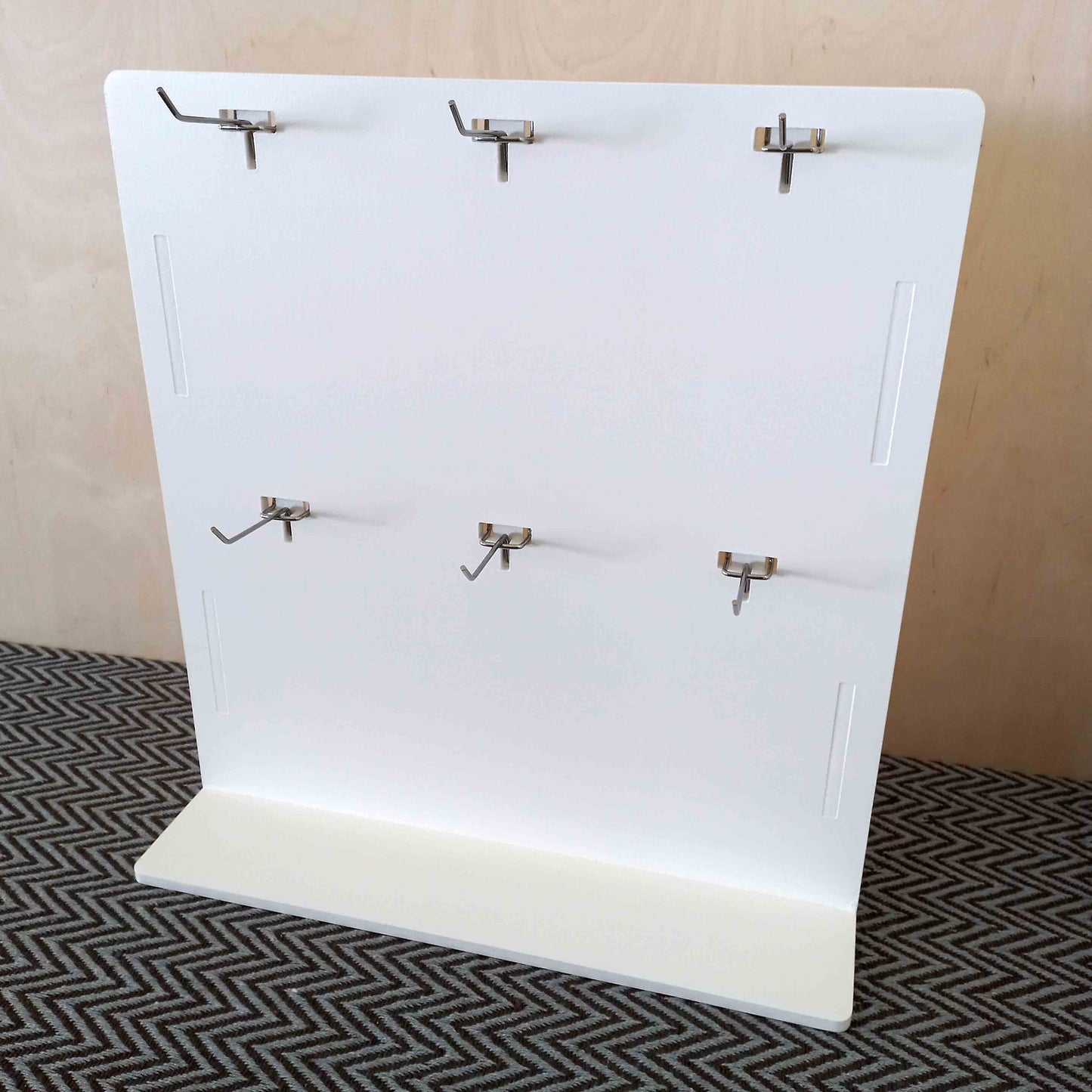 Display Stand 48cm x 51cm - 6 x Long Hooks