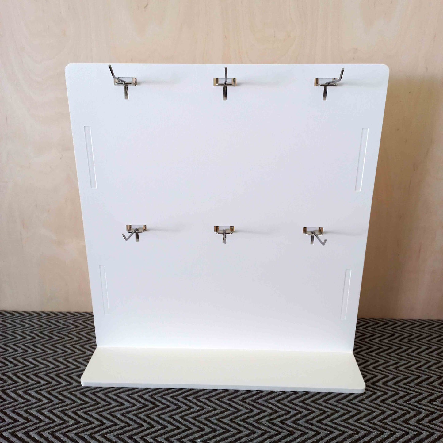 Display Stand 48cm x 51cm - 6 x Long Hooks
