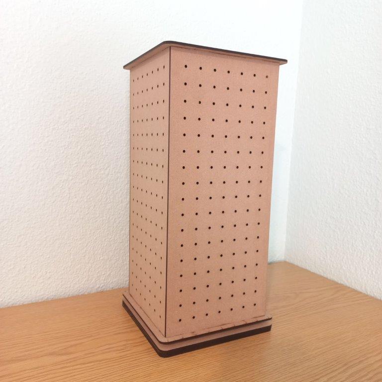 Mini Rotating Pegboard Display Stand