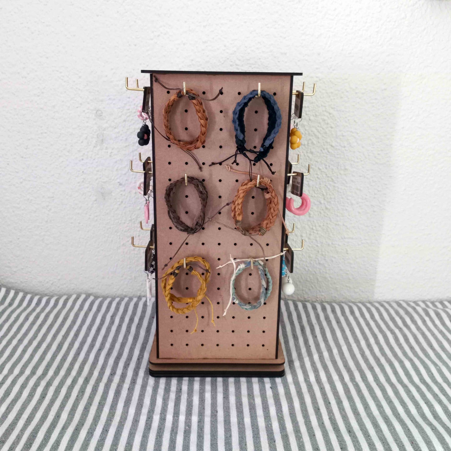 Mini Rotating Pegboard Display Stand
