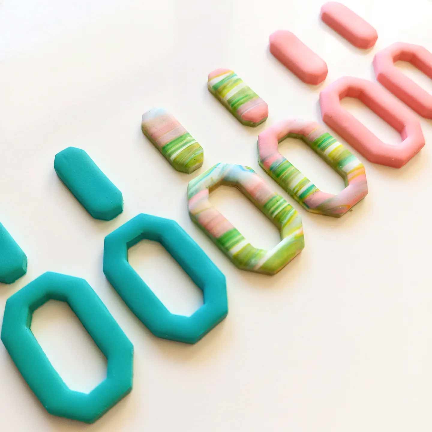 Crystal 3 polymer clay cutters