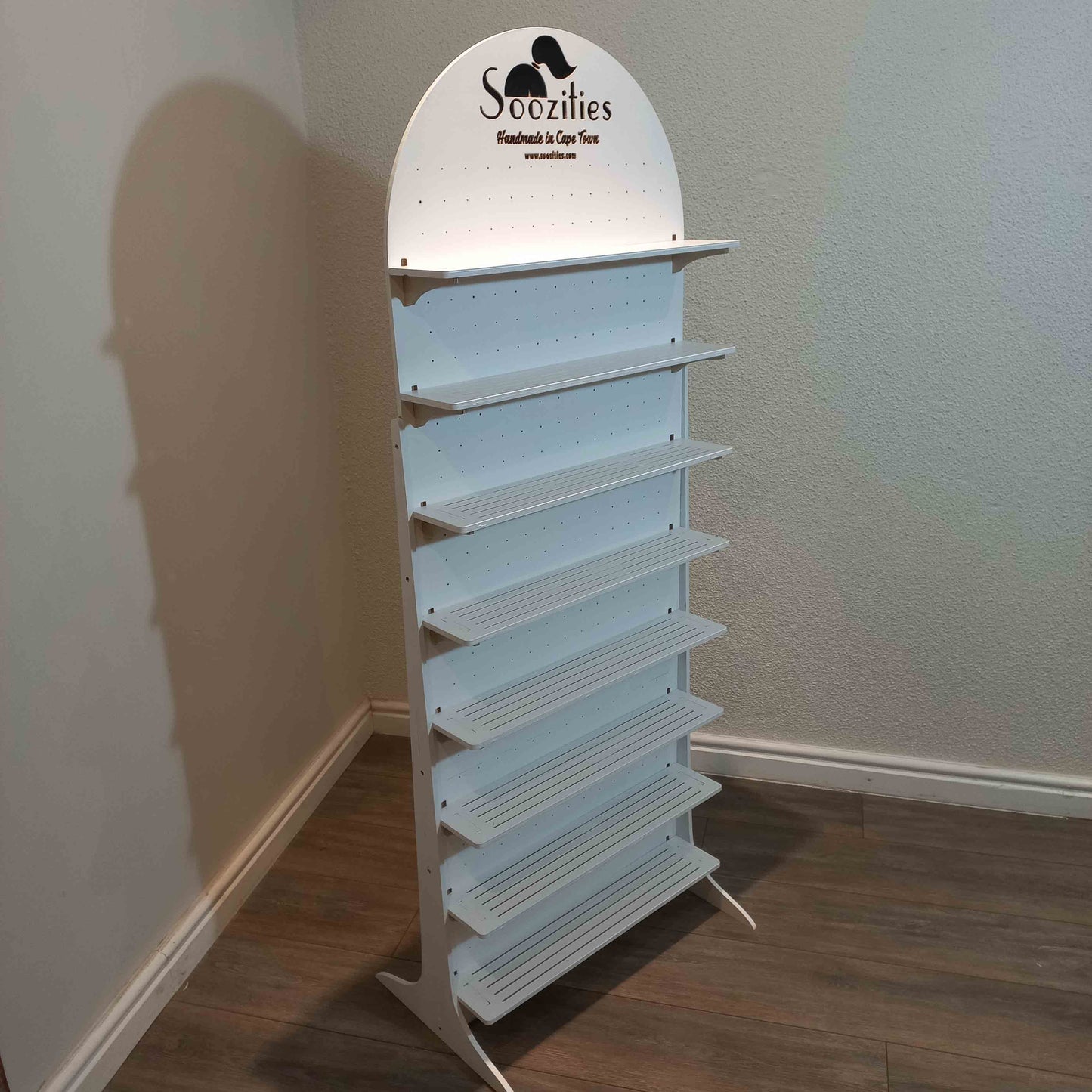 Shelf and Pegboard Display Stand 1.6m