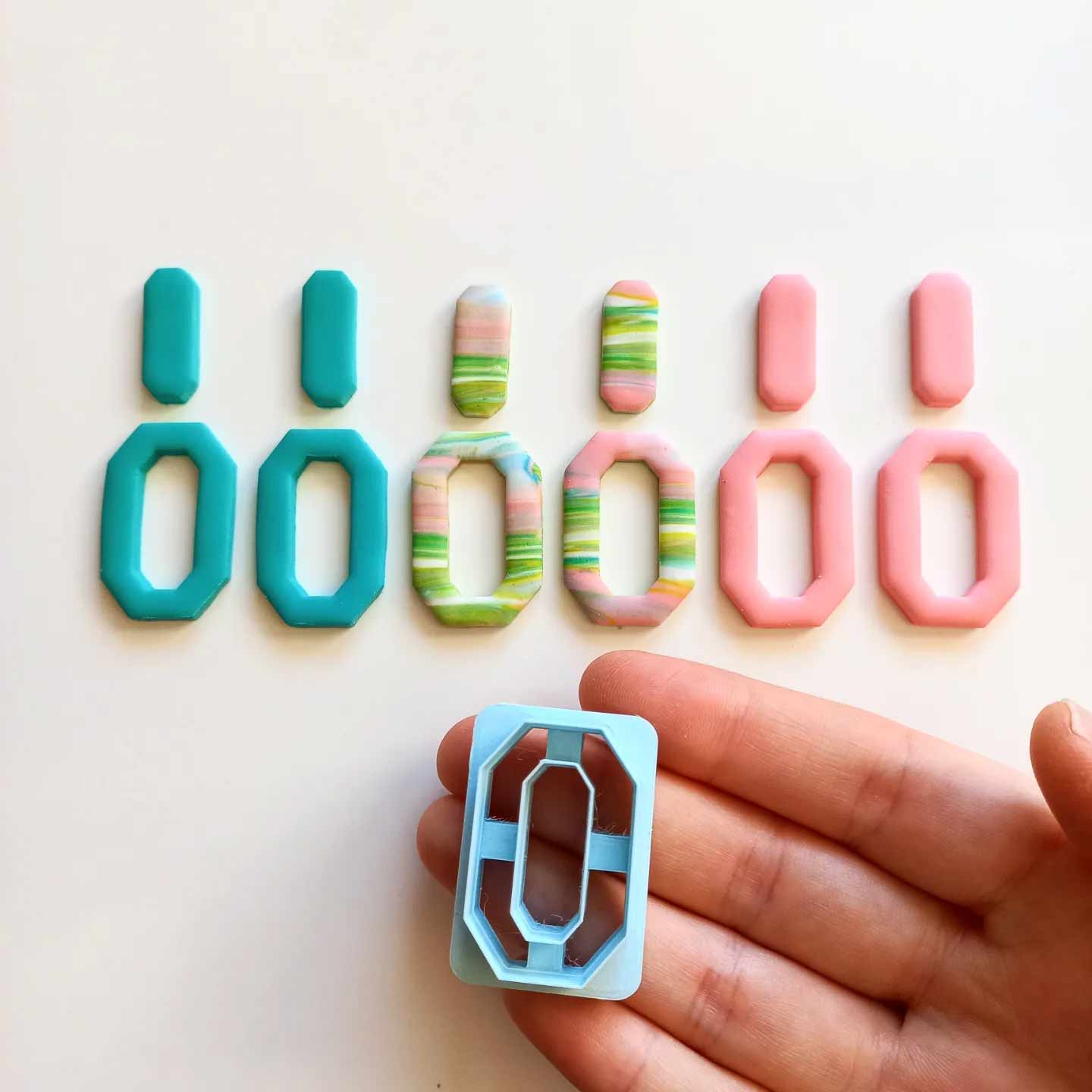 Crystal 3 polymer clay cutters
