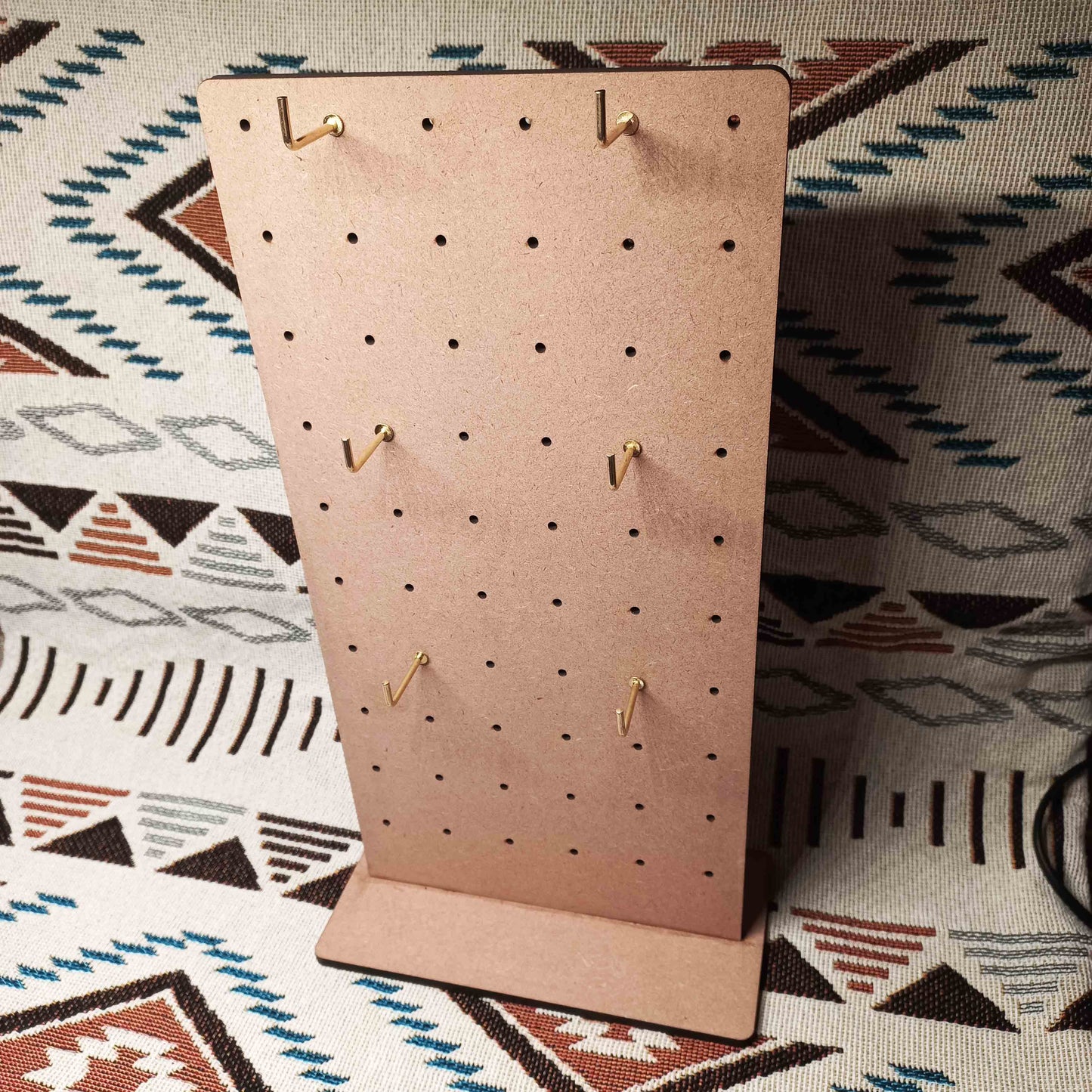 Small Rectangle Pegboard Display Stand