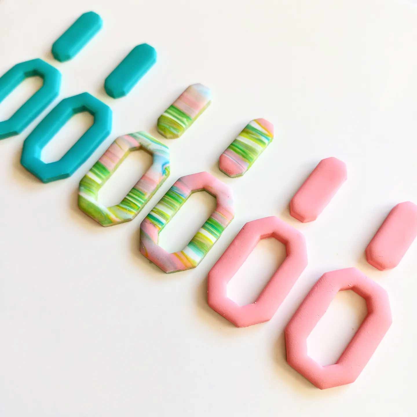 Crystal 3 polymer clay cutters