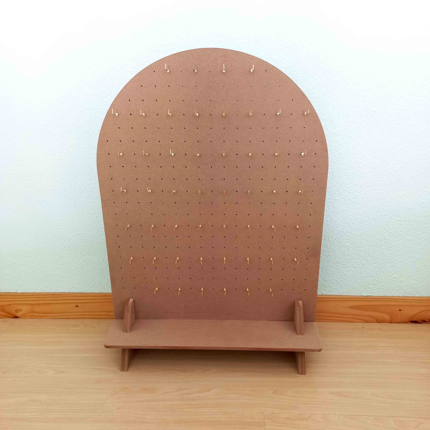Large Arch Pegboard with Shelf 84x60cm