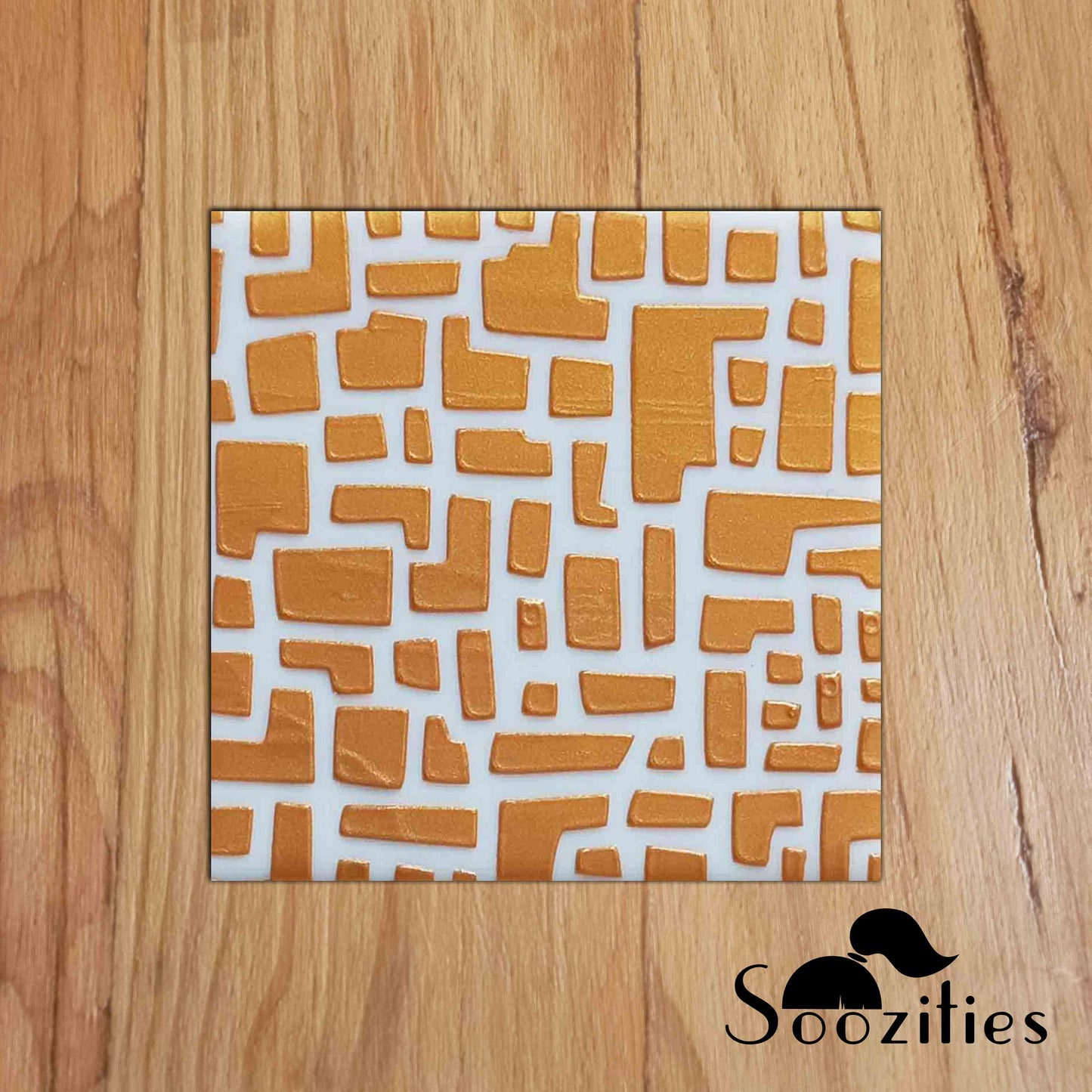 Abstract Cubes Stencil