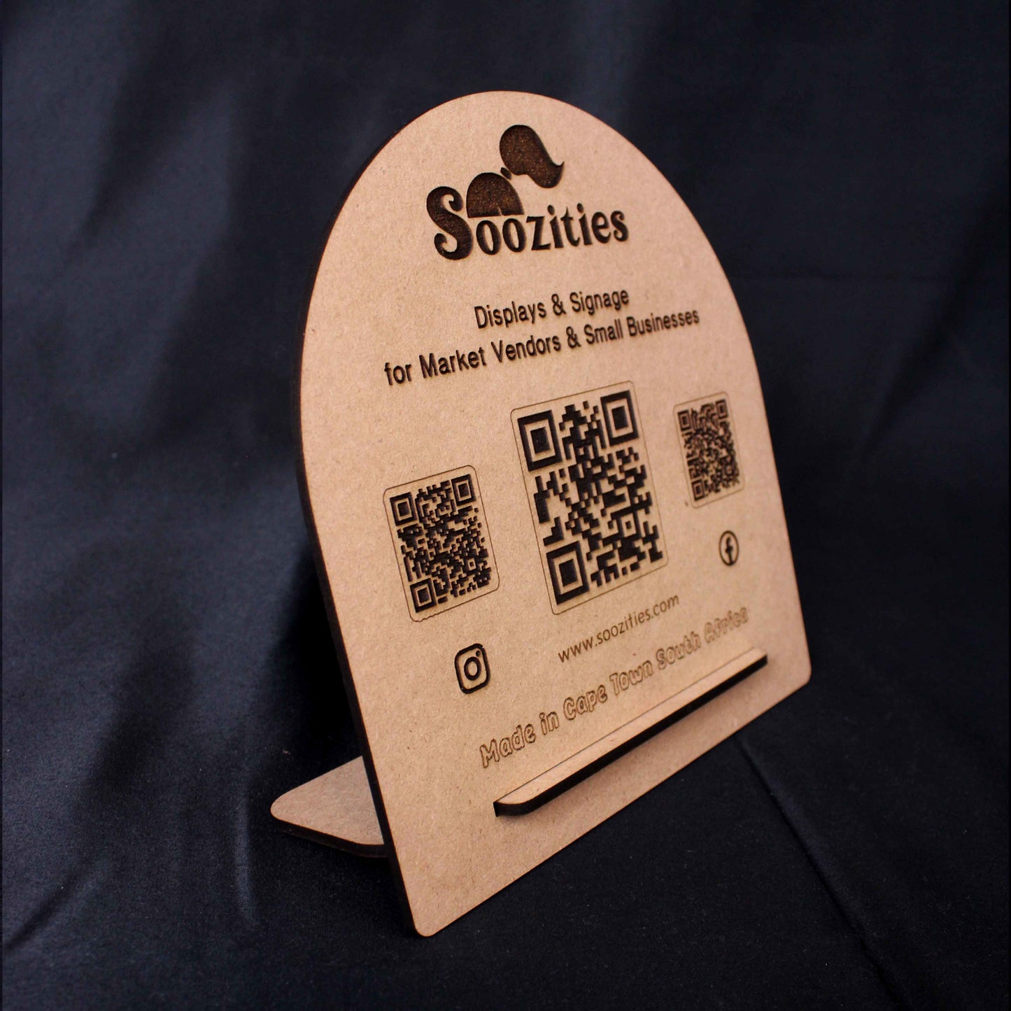 Arch QR code Menu Business Logo Sign