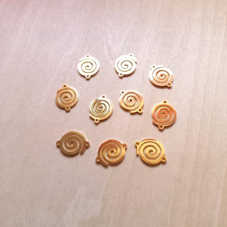 Golden Vortex Connector 15x11mm each