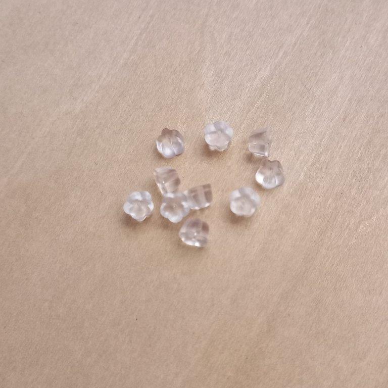 Blossom Plastic Ear Nuts per 10pc