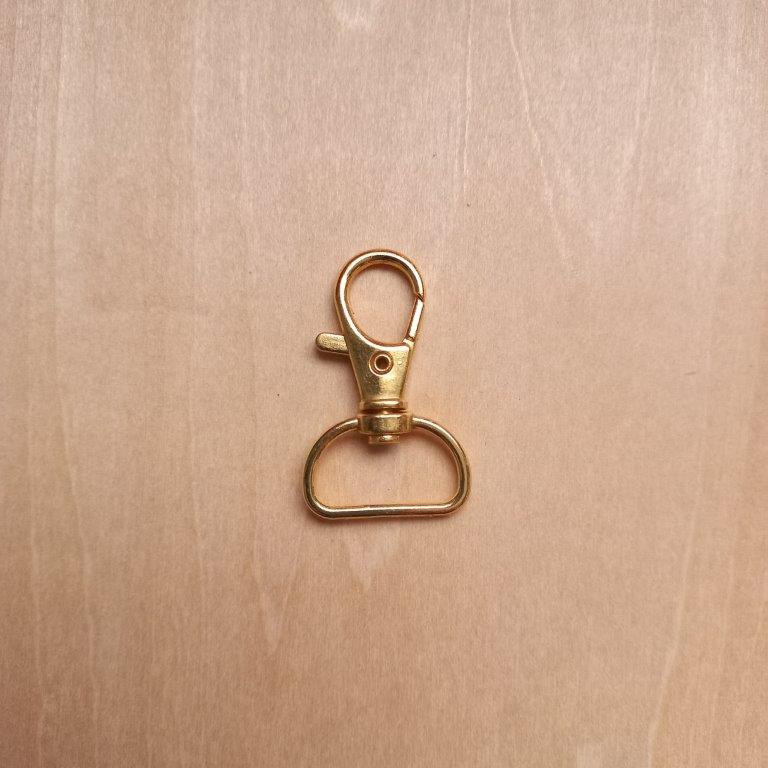 Golden Swivel Lobster Claw Clasps 38x24mm each