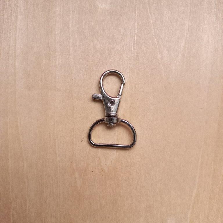 Platinum Swivel Lobster Claw Clasps 38x24mm each