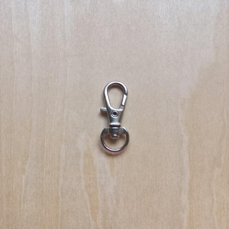 Platinum Swivel Lobster Claw Clasps 30.5x11x6mm each