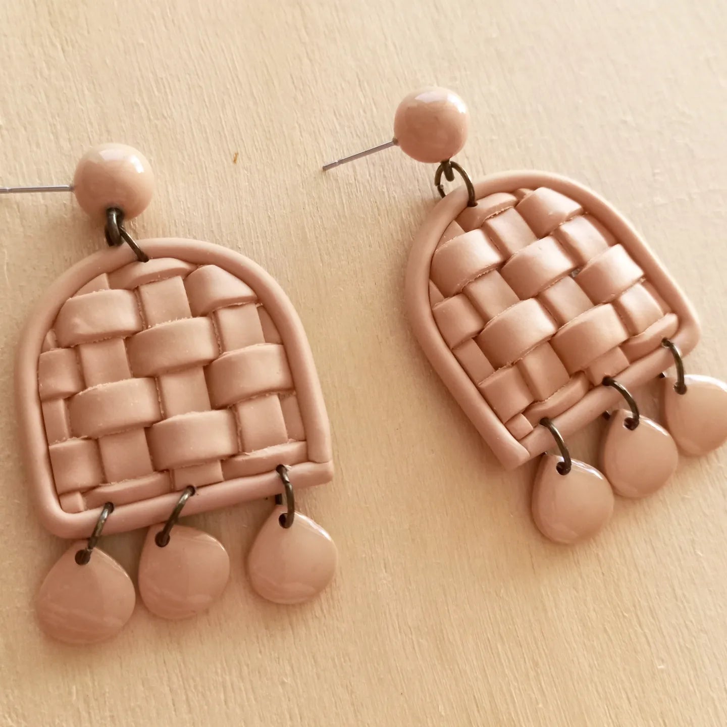 Woven Dangle Earrings