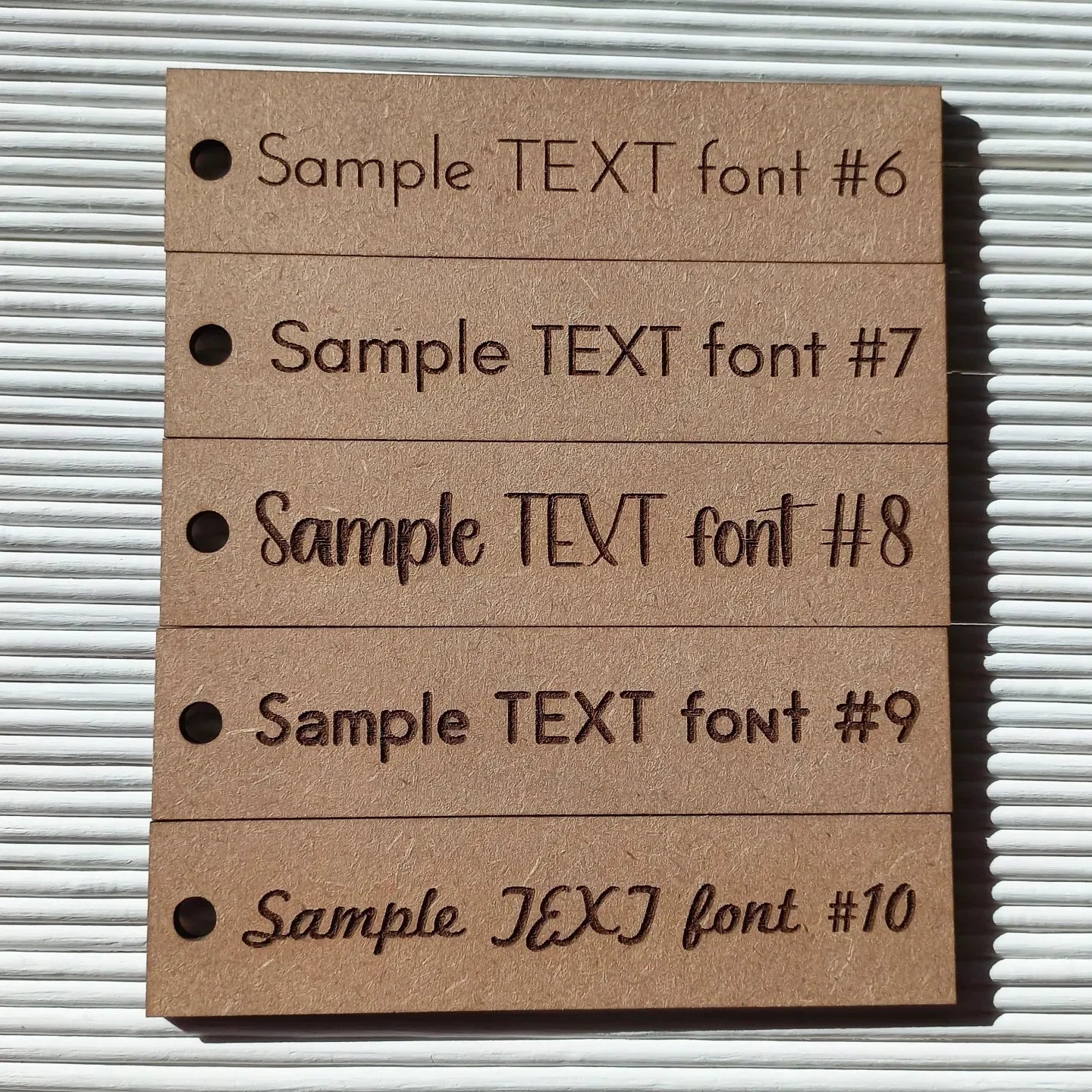 Wooden Thank You Tags per 50