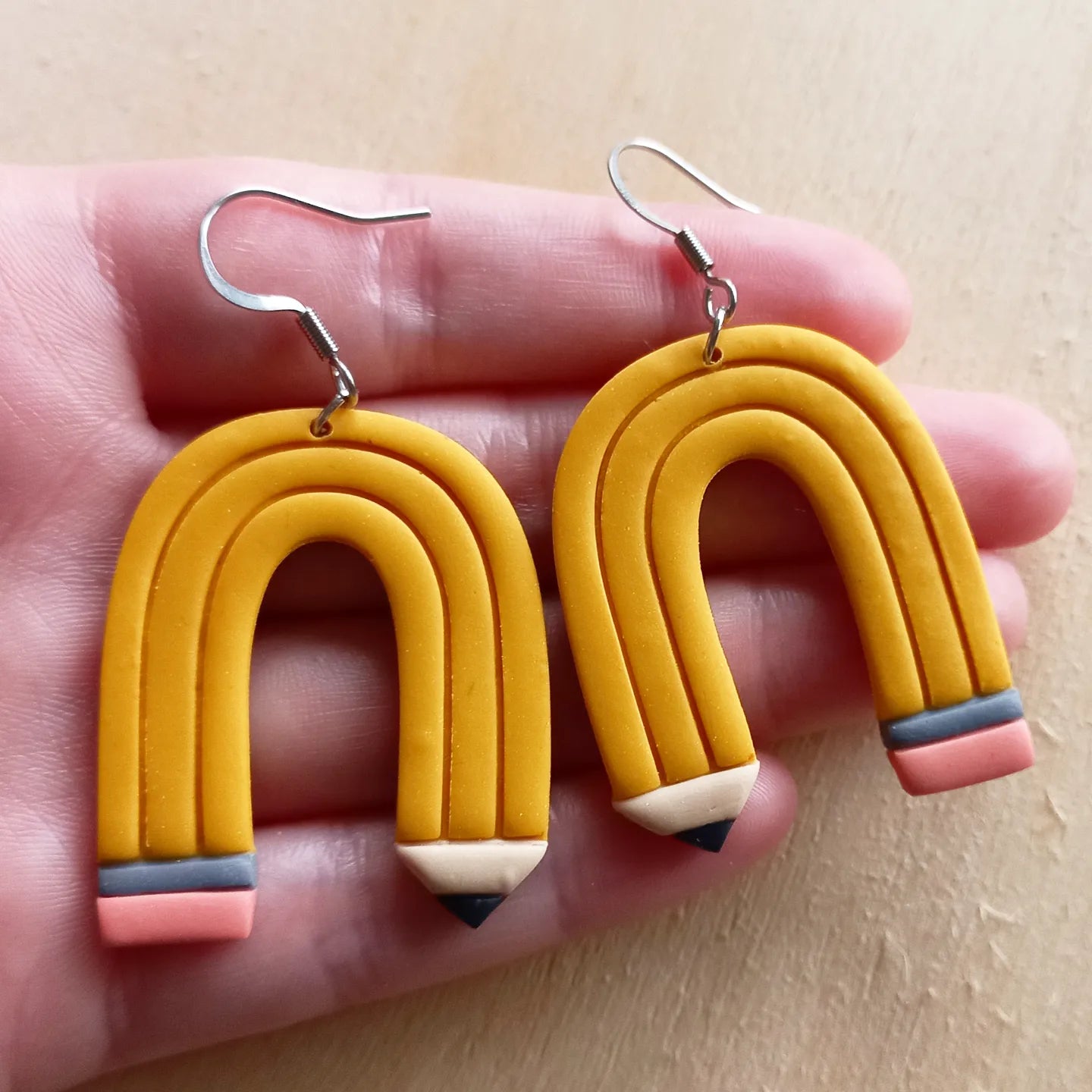Arch Pencil Earrings