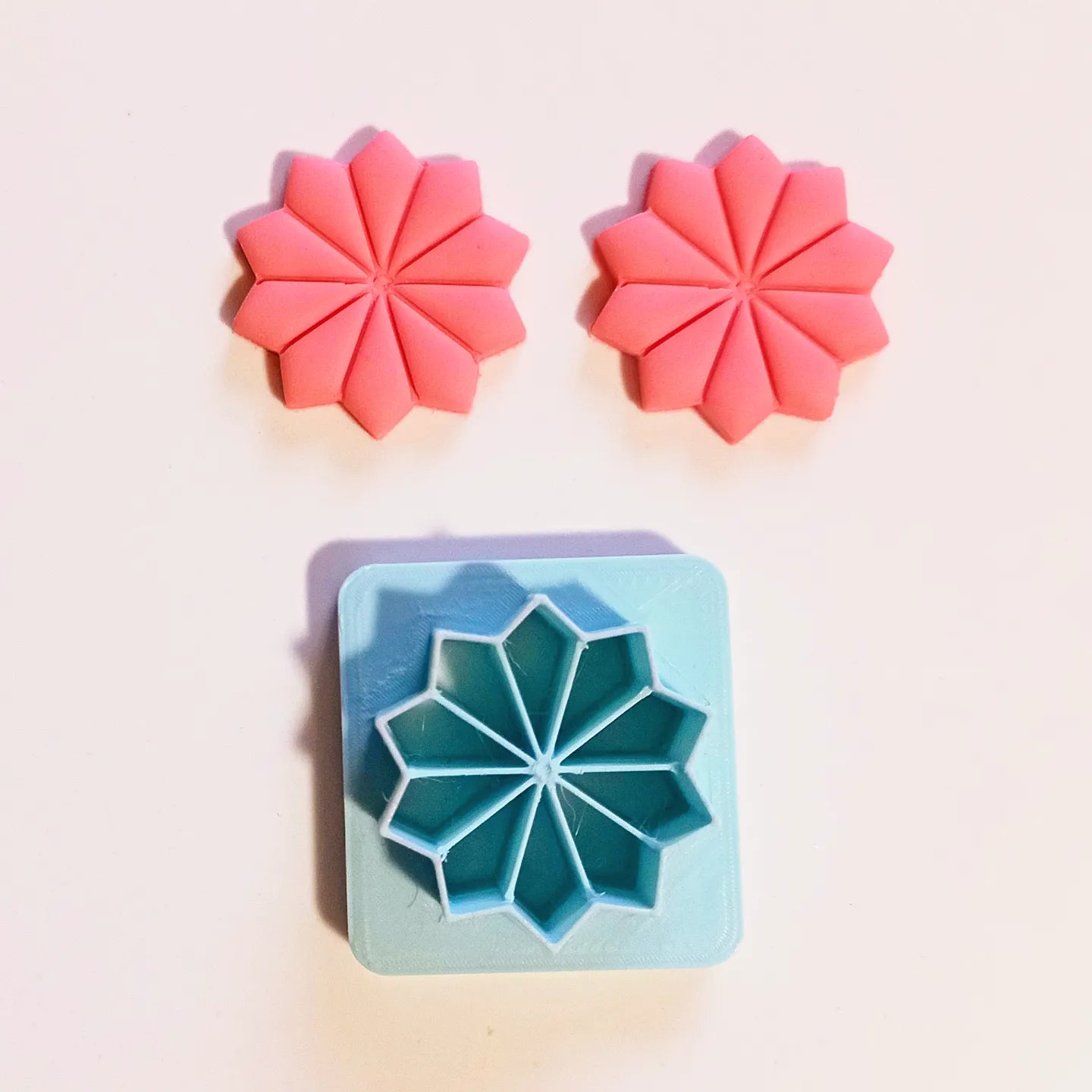 Star Flower polymer clay cutters