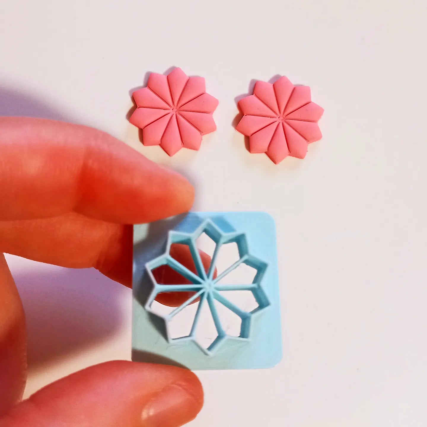 Star Flower polymer clay cutters