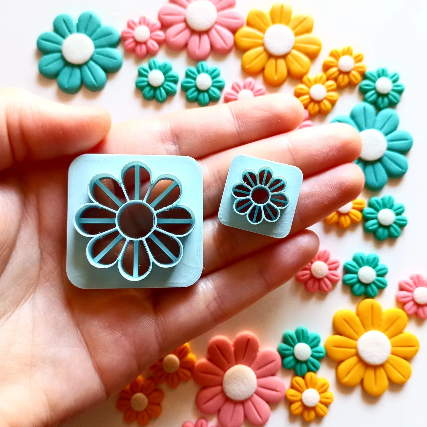 Daisy polymer clay cutters