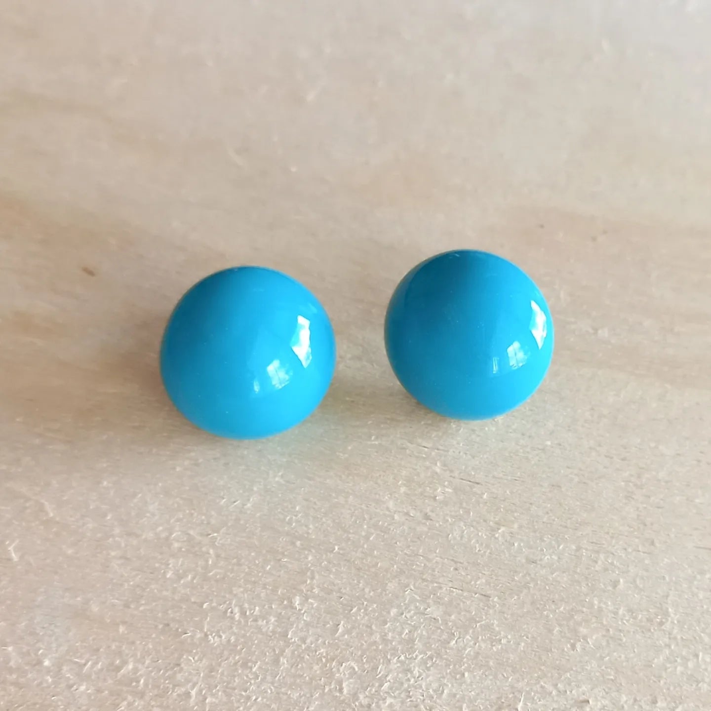 Blue Sphere Studs