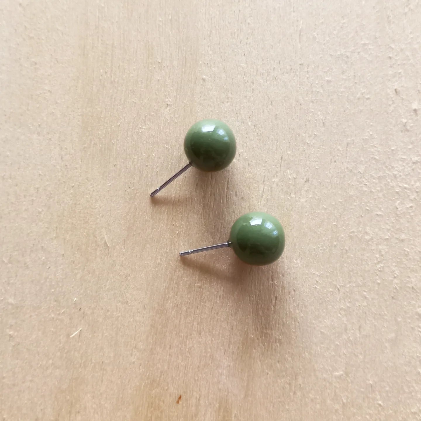 Olive Ball Studs