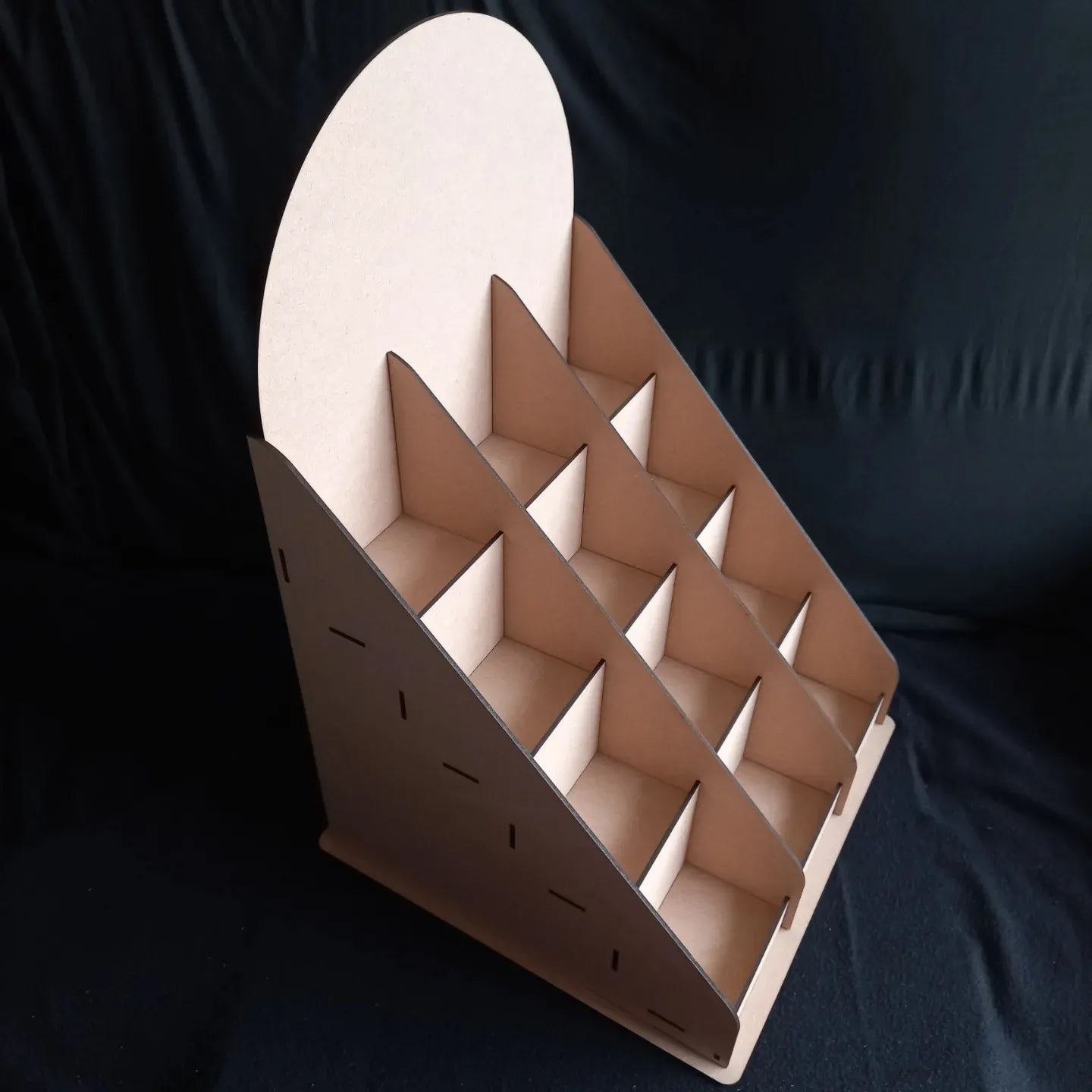 4 Tier Arch Display Shelves with Dividers