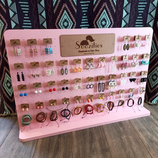 Large Table Pegboard Display Stand