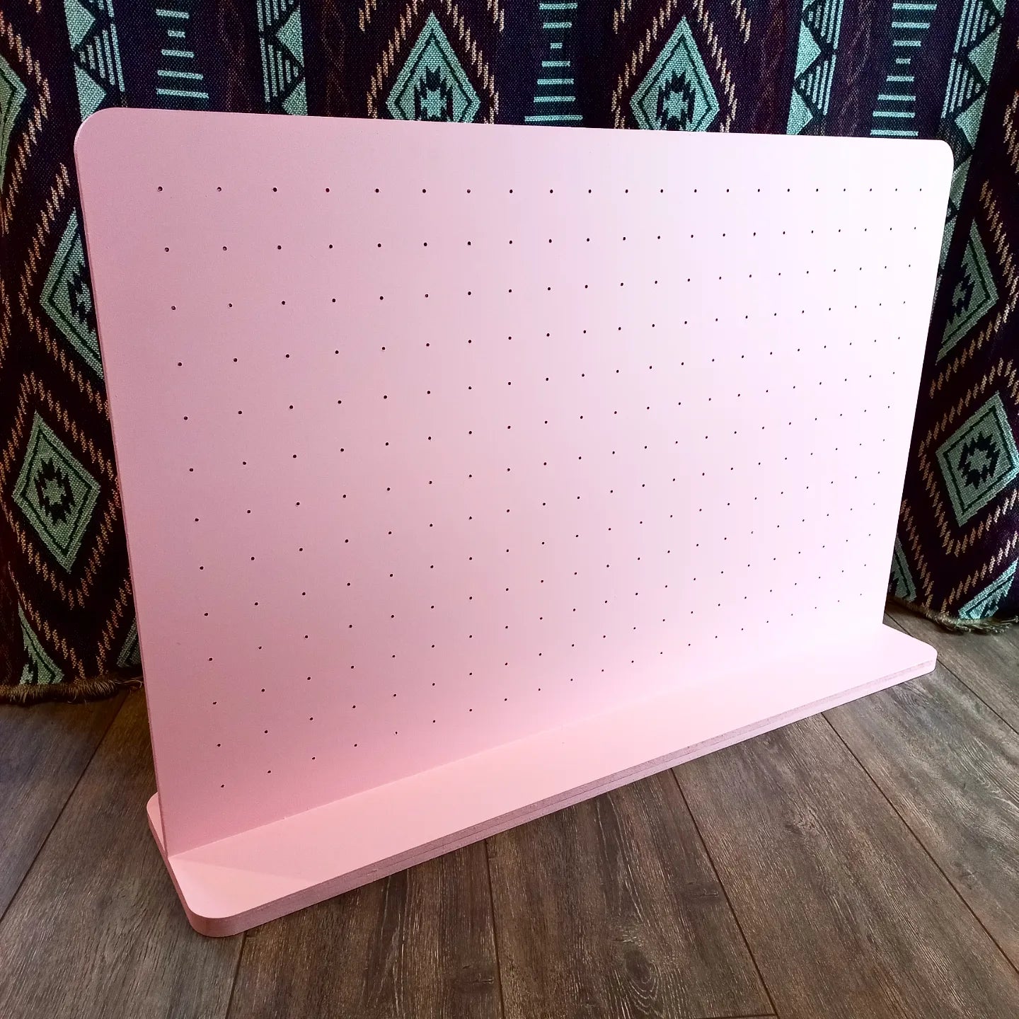 Large Table Pegboard Display Stand