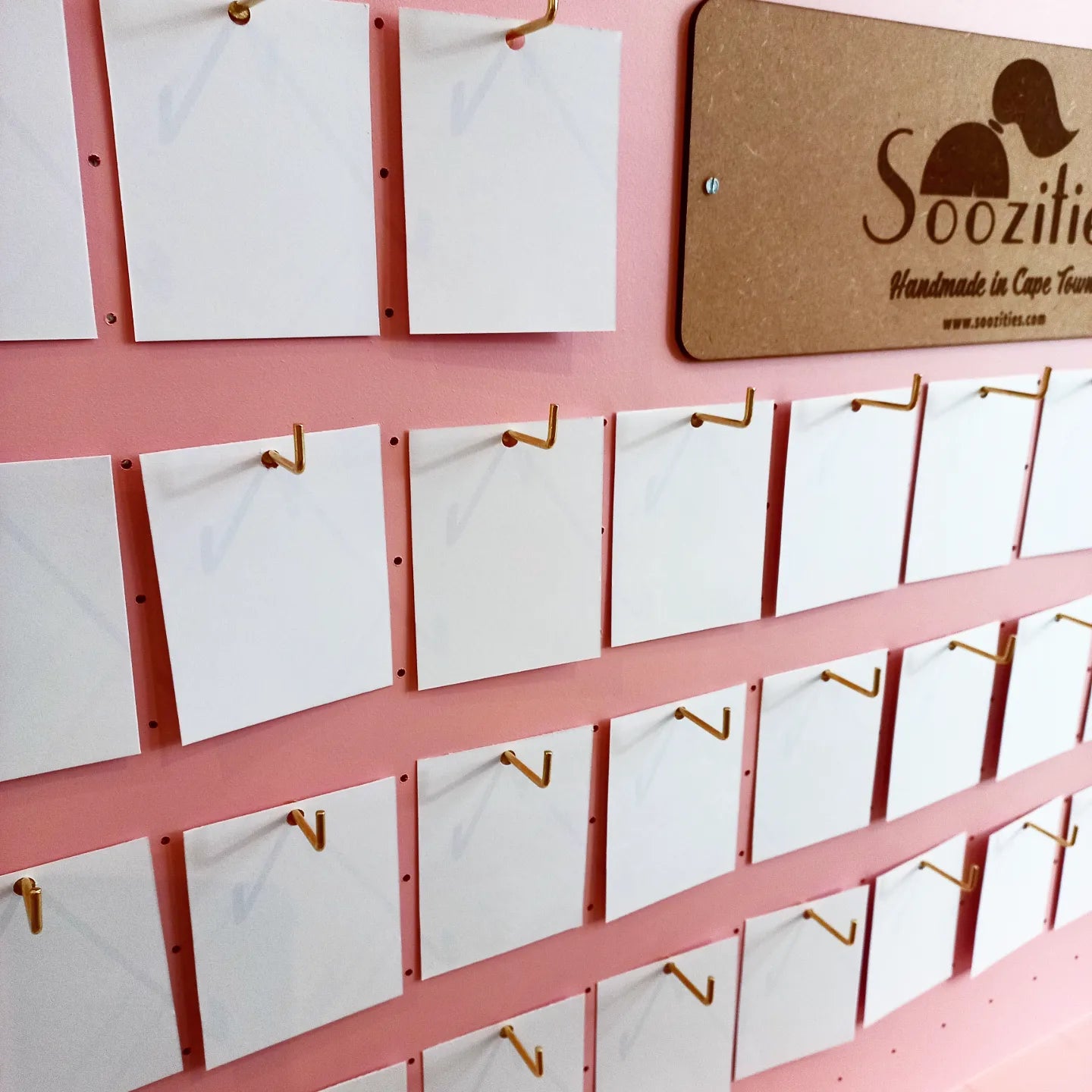 Large Table Pegboard Display Stand