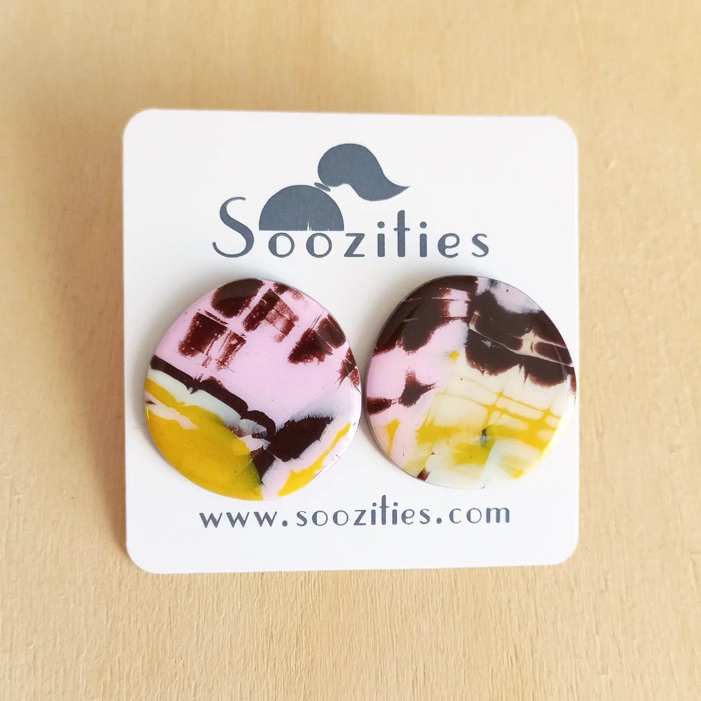 Rustic Stud Earrings