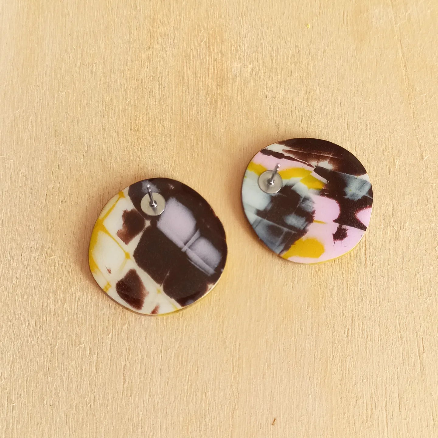 Rustic Stud Earrings