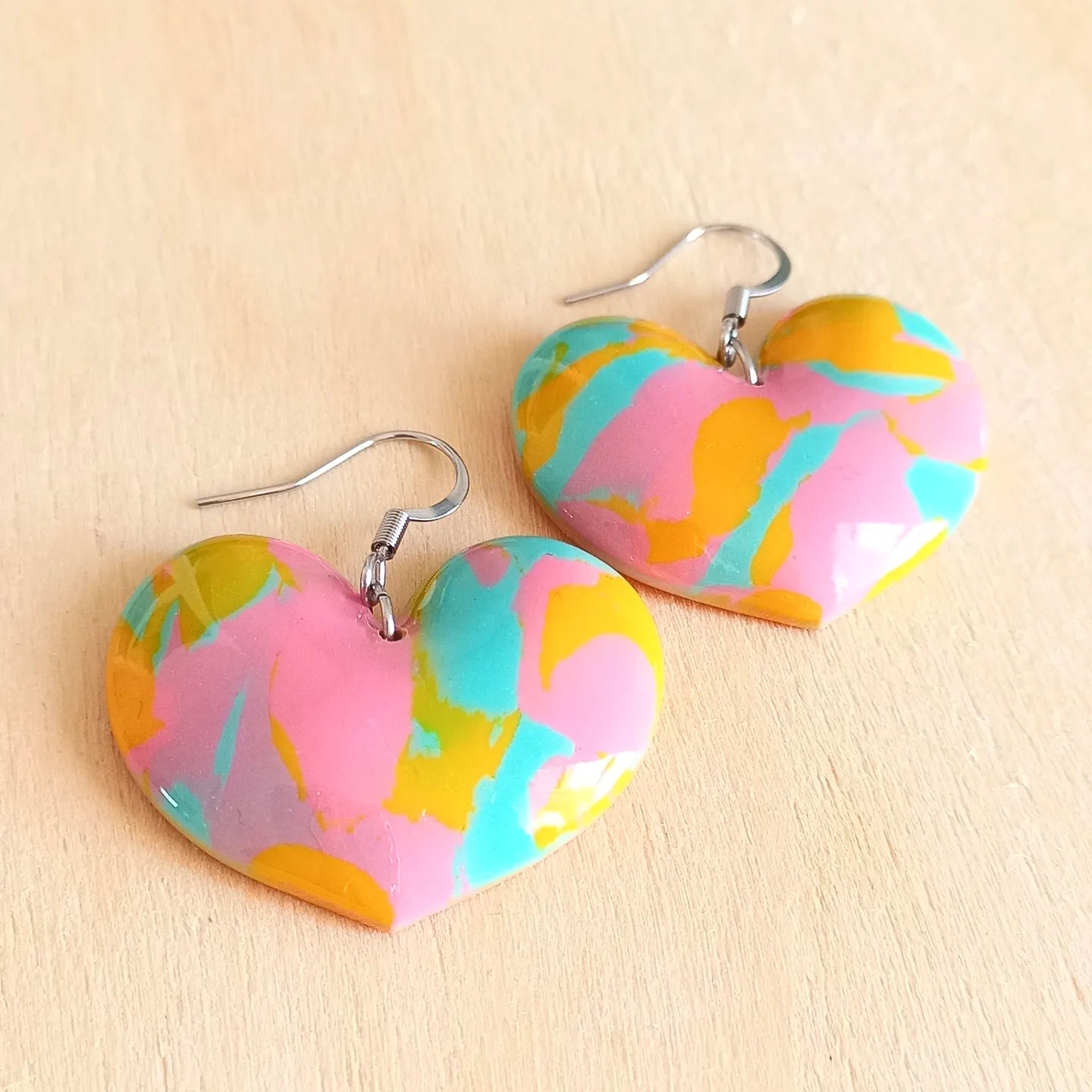 Hippie Heart Earrings