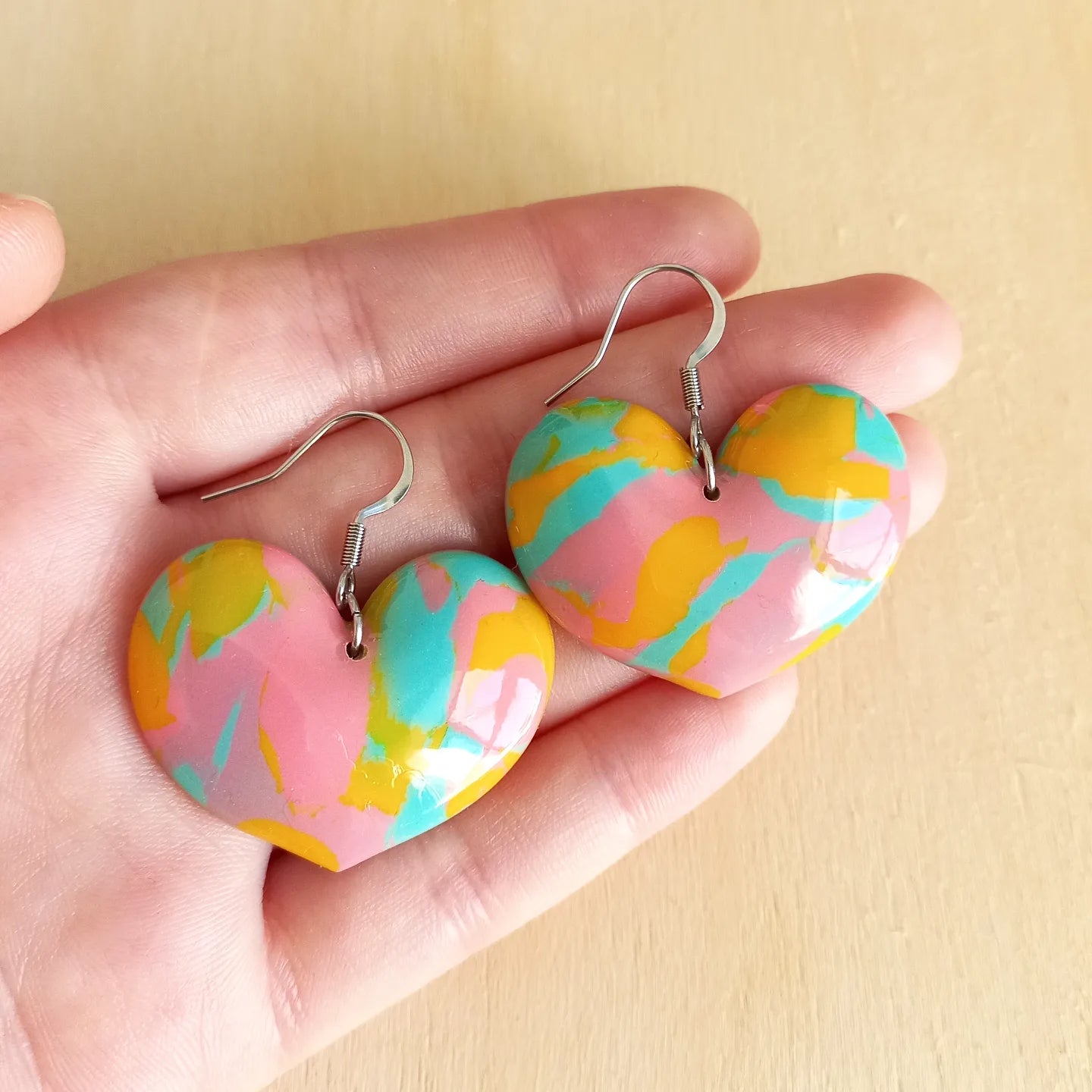 Hippie Heart Earrings