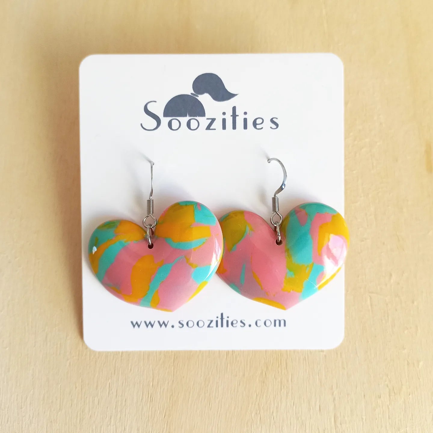 Hippie Heart Earrings