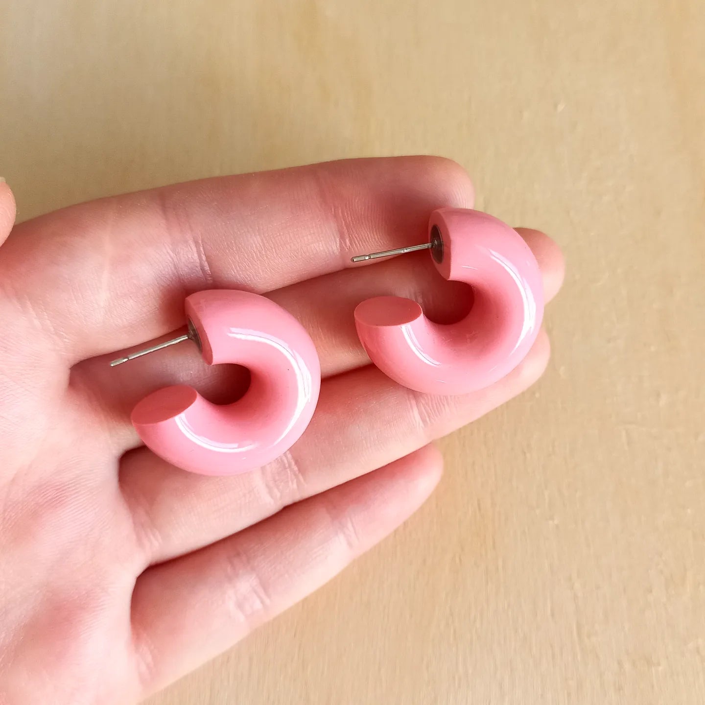 Pink Milkshake Hoops
