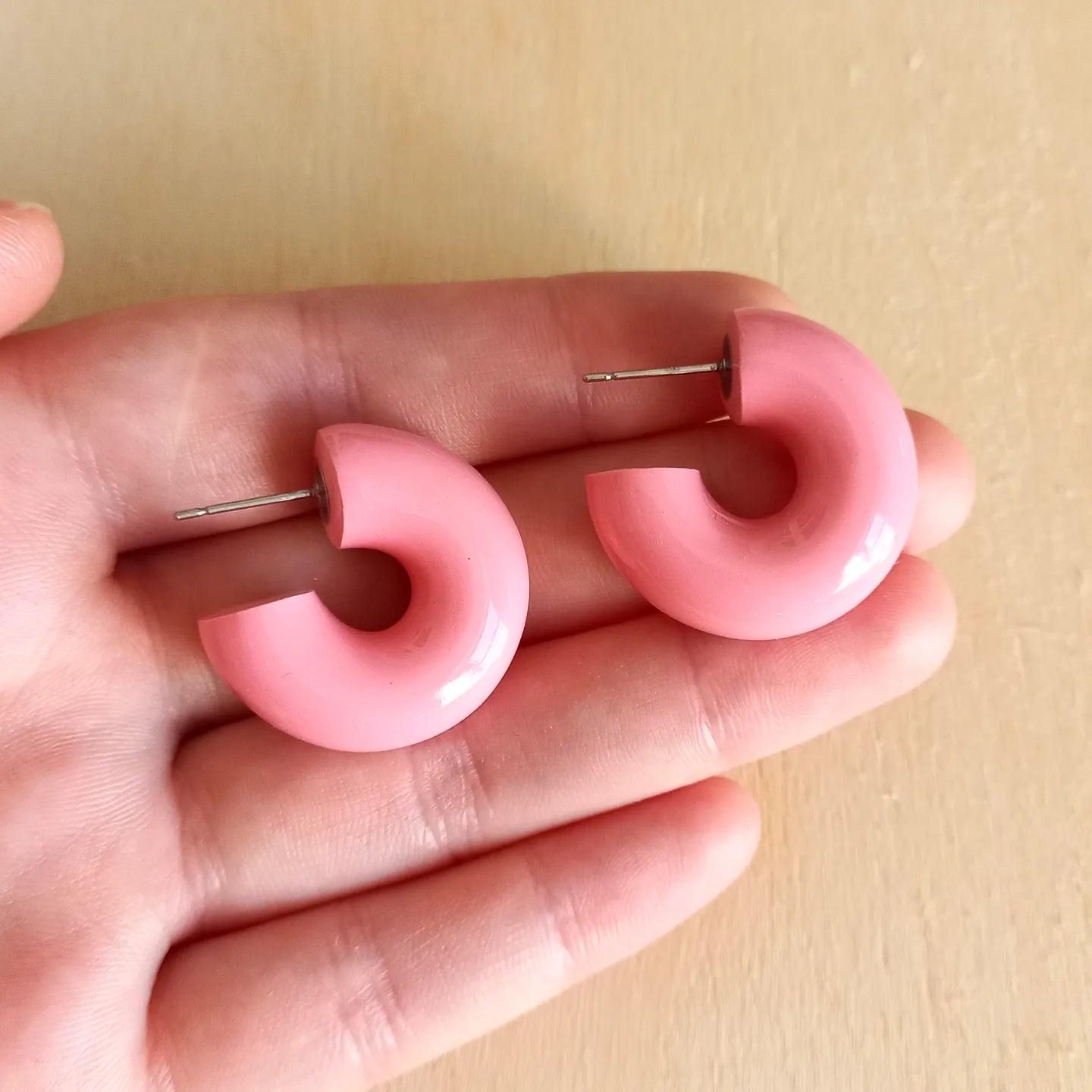 Pink Milkshake Hoops