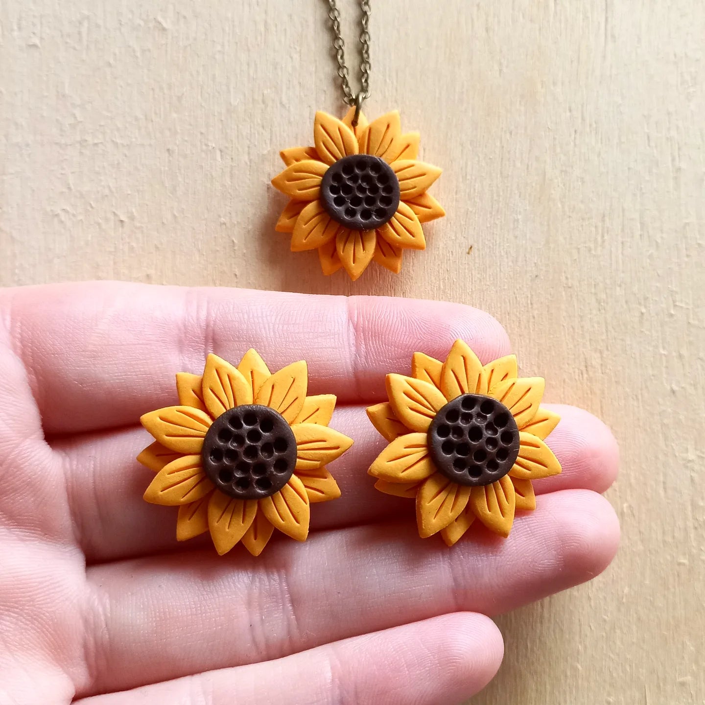 Sunflower Jewellery Set