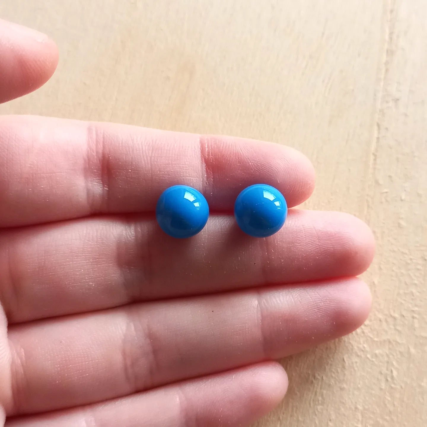Blue Ball Studs