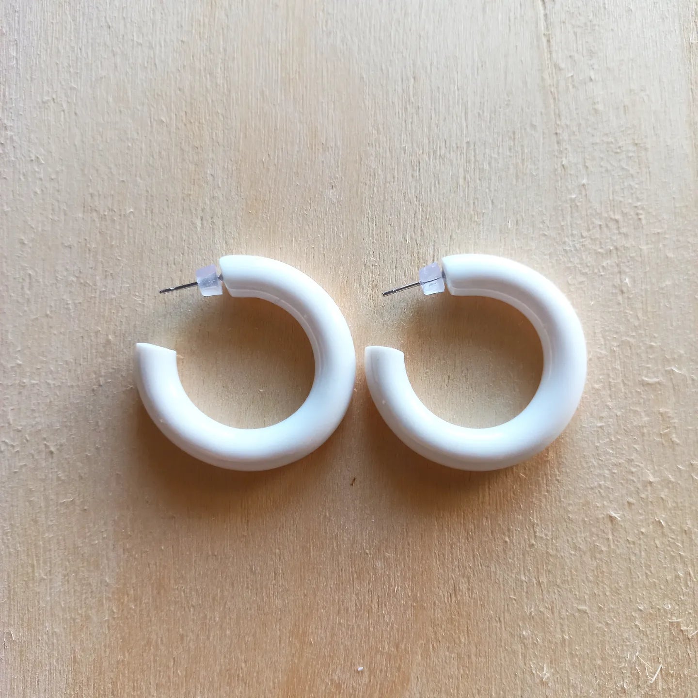 White Hoops Large